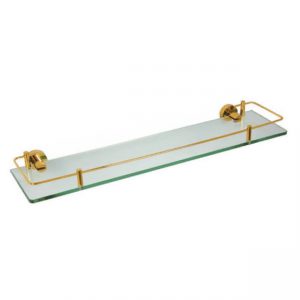 מדף זכוכית זהב 53 ס״מ GOLD CLASS